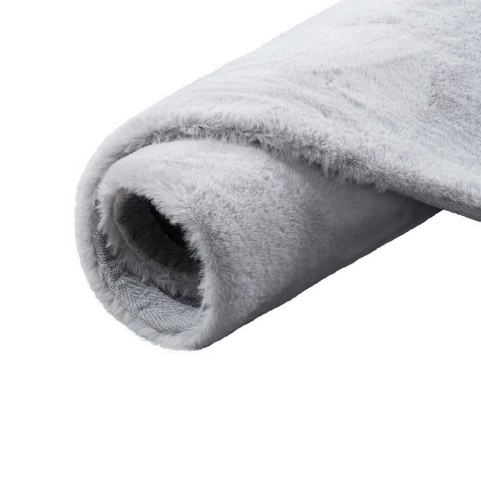 Pergamon Fellteppich Fellteppich Luxus Super Soft Plush Rund, Rund, Höhe: 25 mm – Bild 4 von 5