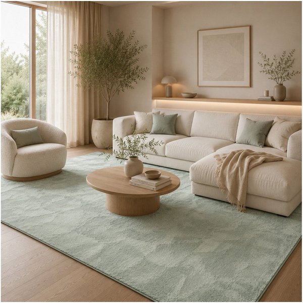 Pergamon Fellteppich Fellteppich Super Soft Pearl, Rechteckig, Höhe: 19 mm
