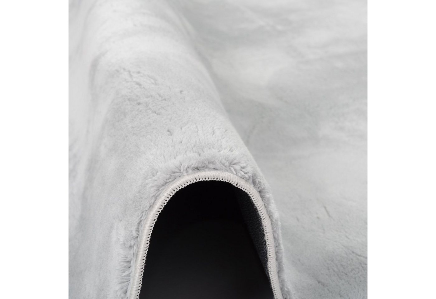 Pergamon Fellteppich Fellteppich Super Soft Pearl Rund, Rund, Höhe: 19 mm – Bild 3 von 5