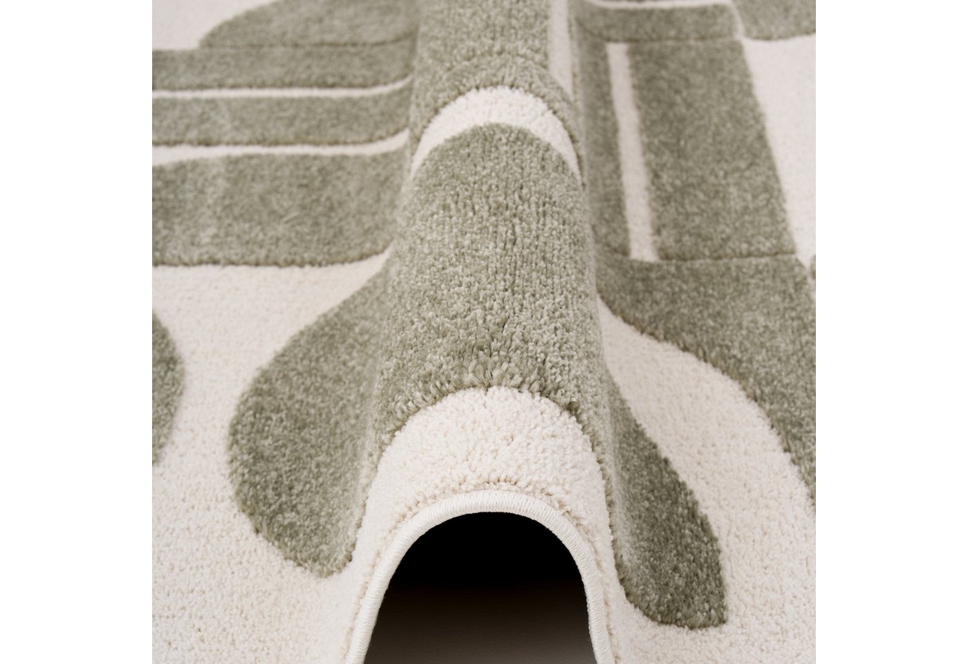 Pergamon Hochflor-Teppich Designer Teppich Nosy Modern, Rechteckig, Höhe: 13 mm – Bild 3 von 5