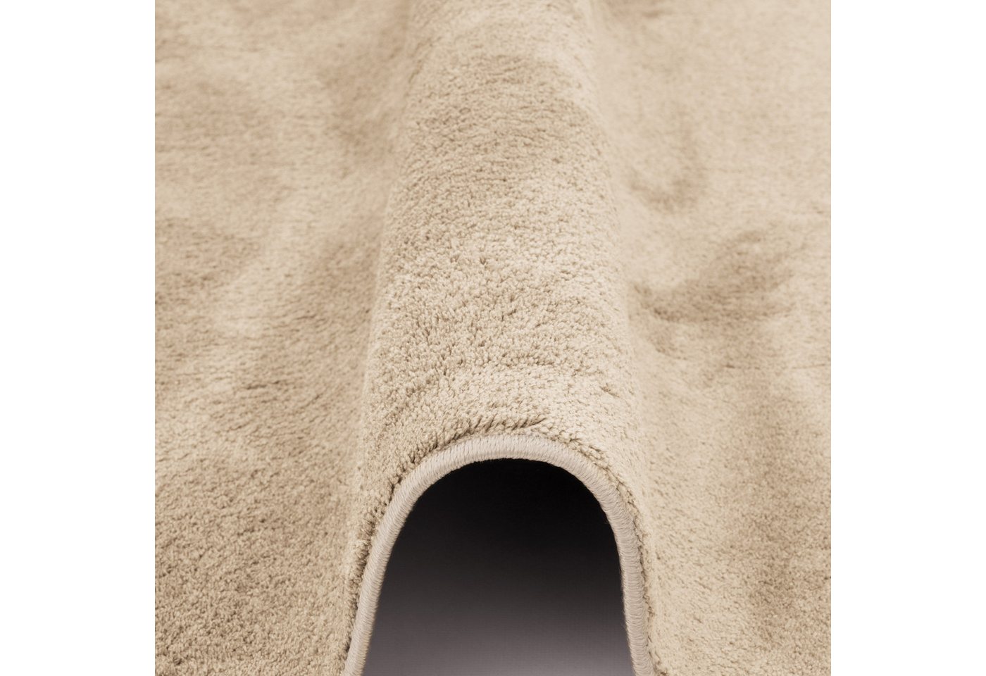 Pergamon Hochflor-Teppich Hochflor Langflor Teppich Super Soft Melia Rund, Rund, Höhe: 20 mm – Bild 3 von 5