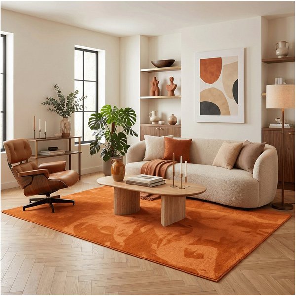Pergamon Hochflor-Teppich Hochflor Langflor Teppich Super Soft Melia, Rechteckig, Höhe: 20 mm