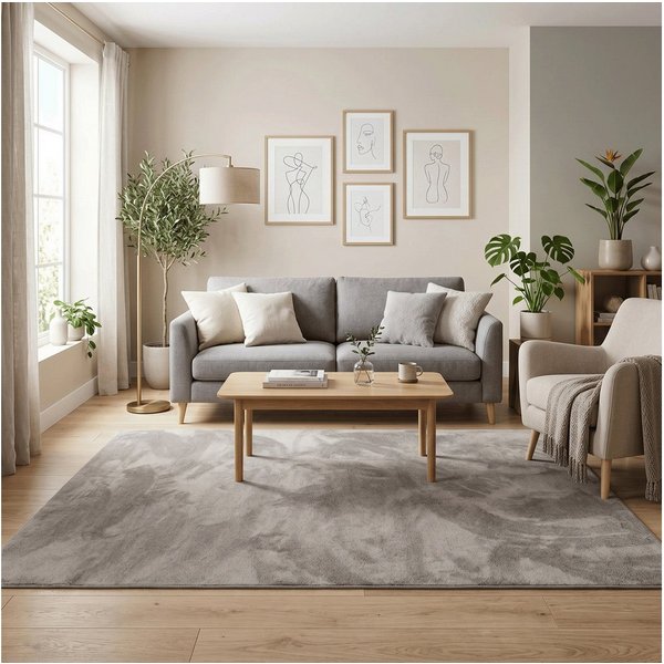 Pergamon Hochflor-Teppich Hochflor Langflor Teppich Super Soft Melia, Rechteckig, Höhe: 20 mm