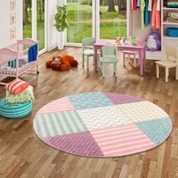 Pergamon Kinder und Jugend Teppich Maui Sterne Rund