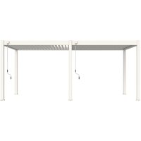 PERGOLINE Pavillon Superior (weiß, 3x6 m)