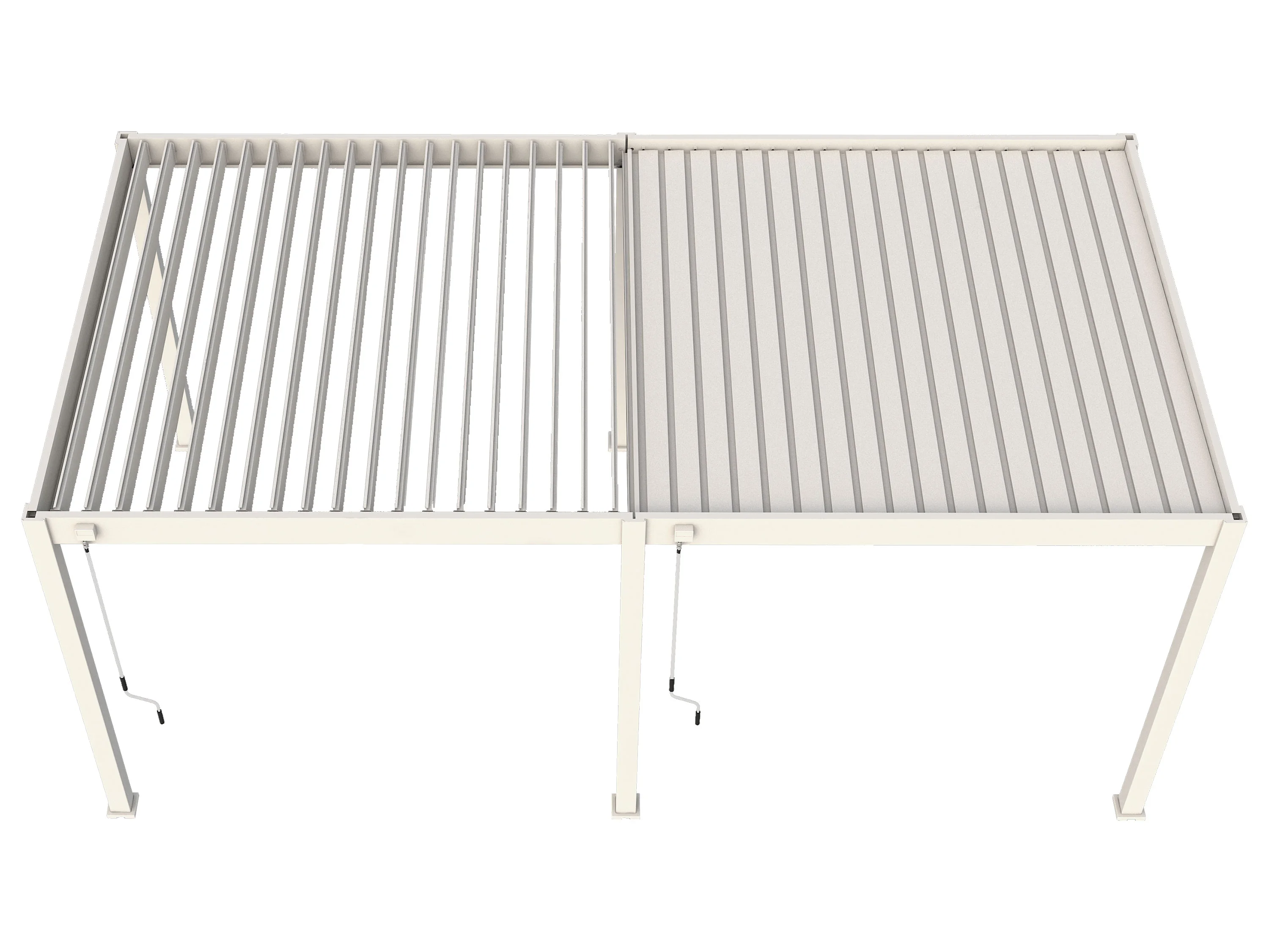 PERGOLINE Pavillon Superior (weiß, 3x6 m) – Bild 3 von 4