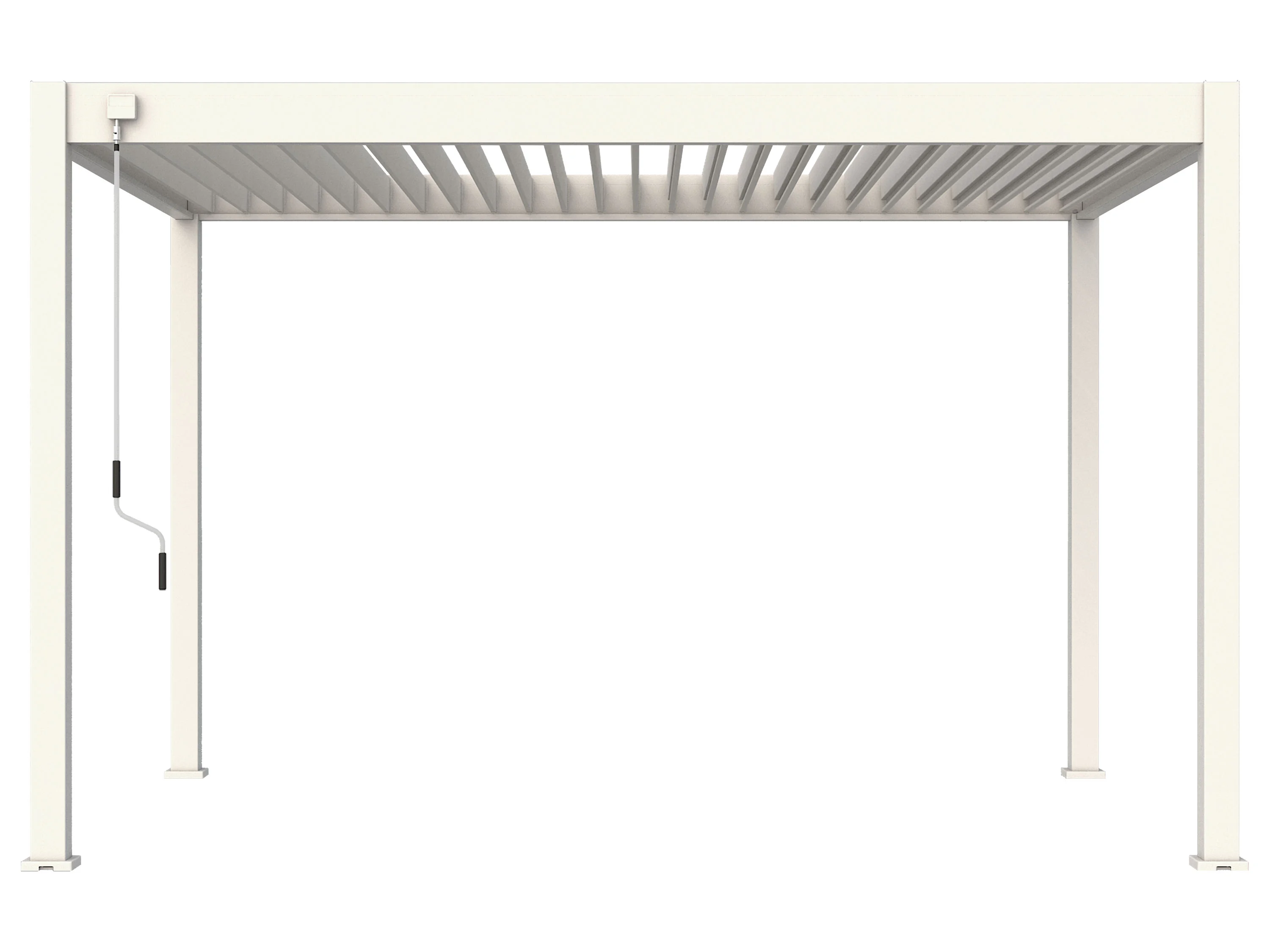 PERGOLINE Pavillon Superior (weiß, 3x4 m) – Bild 3 von 4