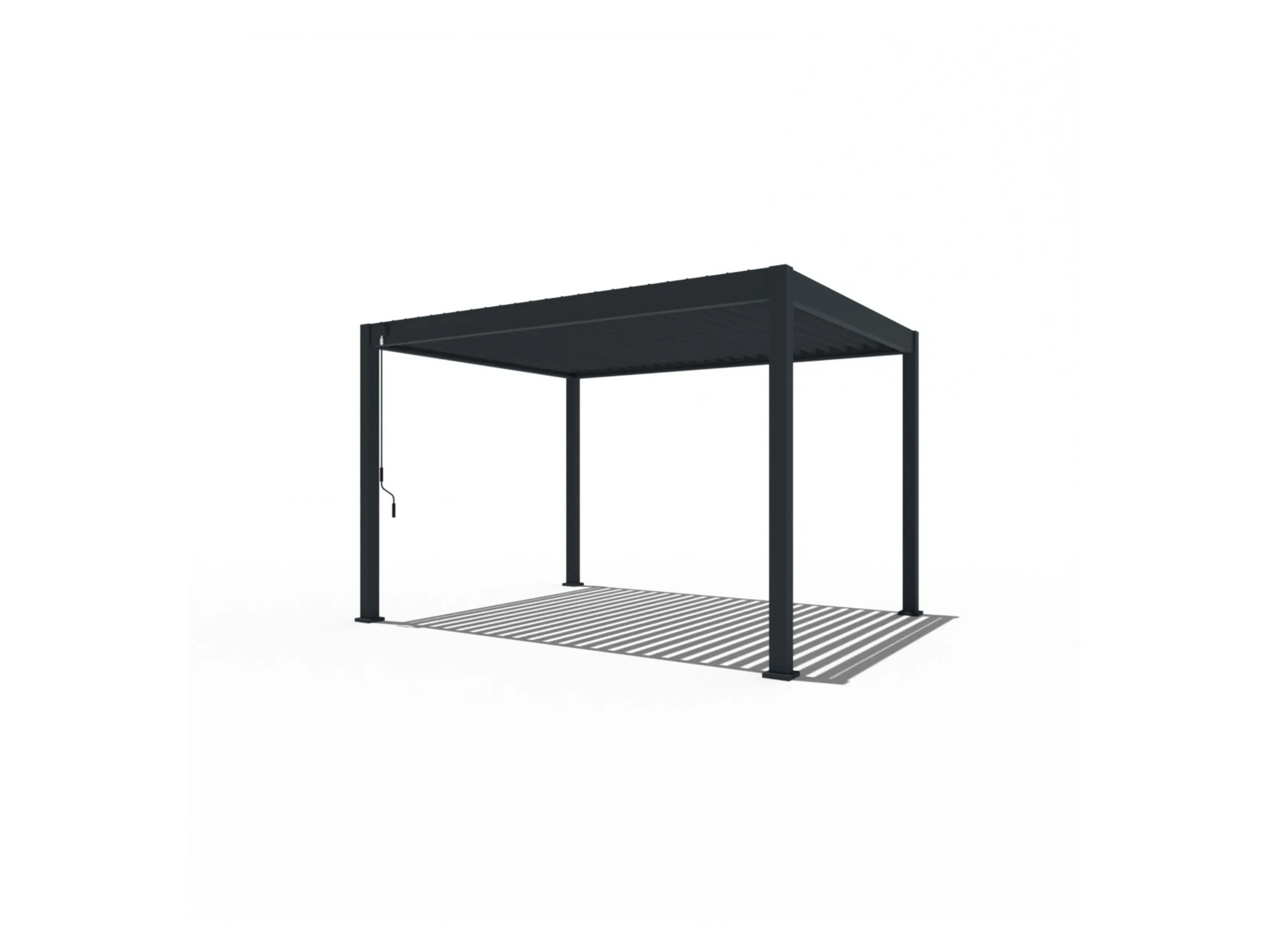 PERGOLINE Pavillon Trumpf (Anthrazit, 3 x 4 m) – Bild 2 von 4
