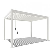PERGOLINE Pavillon Trumpf (Weiß, 3 x 4 m)