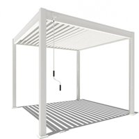 PERGOLINE Pavillon Trumpf (Weiß, 3 x 3 m)