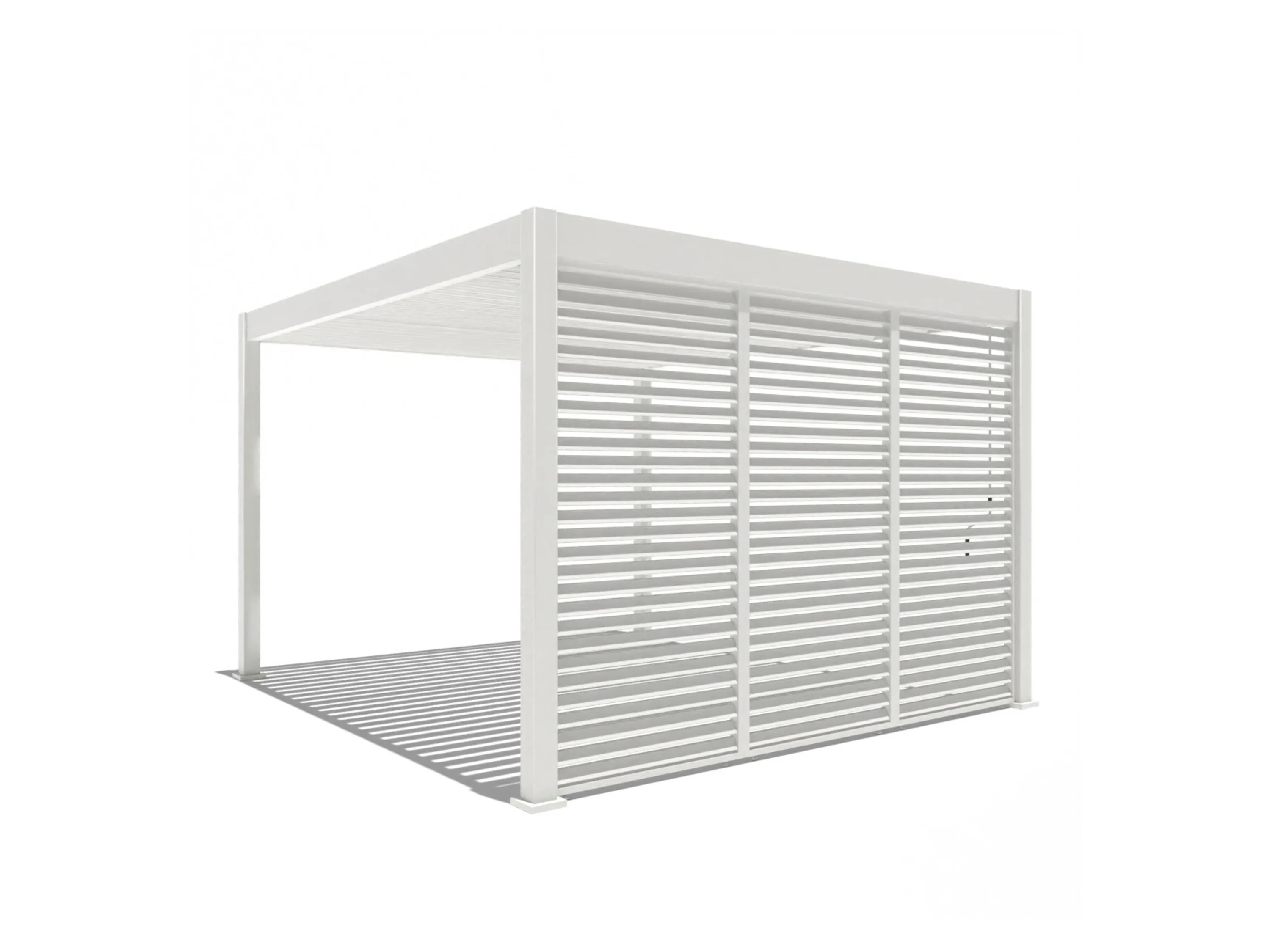 PERGOLINE Seitenwandpaneel Trumpf + Superior (horizontal, Weiß, 1,13 m) – Bild 4 von 4