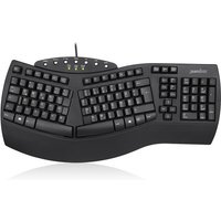 Perixx PERIBOARD-512 DE, Ergonomische USB-Tastatur, schwarz