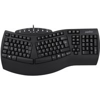 Perixx PERIBOARD-512 UK, Ergonomische USB-Tastatur, schwarz