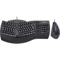 Perixx PERIDUO-512 DE, Tastatur- und Maus-Set, kabelgebunden, ergonomisch
