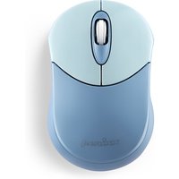 Perixx PERIMICE-802BL, Bluetooth-Maus für PC und Tablet, schnurlos, blau