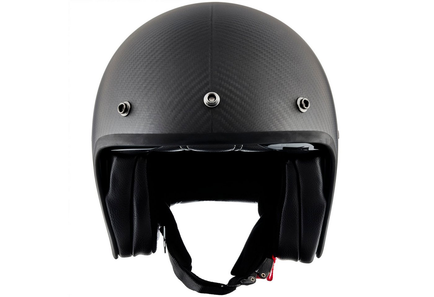 PEROZ Motorradhelm Filus Carbon Jethelm, Vorbereitet Für Kommunikationssystem,herausnehmbares Innenfutter – Bild 3 von 5