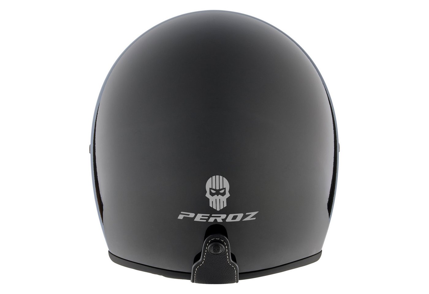 PEROZ Motorradhelm Filus Jethelm, Herausnehmbares Innenfutter,integriertes Sonnenvisier – Bild 5 von 5