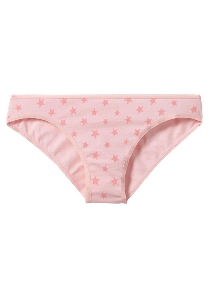 petite fleur Bikinislip (Packung, 8-St) mit Herzchendruck und unifarben, Baumwollmischung – Bild 2 von 4