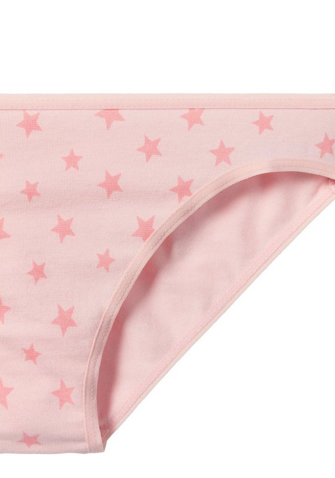 petite fleur Bikinislip (Packung, 8-St) mit Herzchendruck und unifarben, Baumwollmischung – Bild 3 von 4