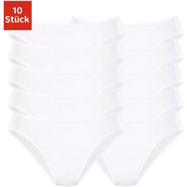 petite fleur by Lascana Bikinislip (10er-Pack) aus elastischer Baumwolle