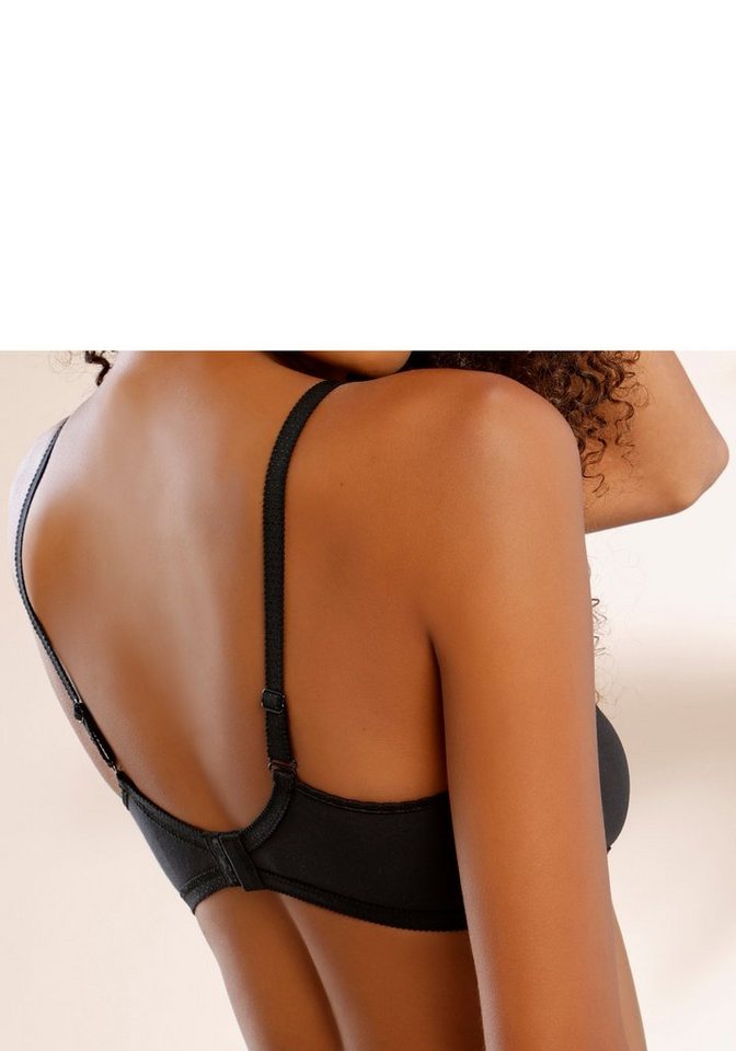 petite fleur by Lascana Bralette-BH, BH ohne Bügel. Baumwoll-BH, Bralette, Triangel-BH (Packung, 2 Stück) aus trageangenehmer Baumwollqualität, bequemer BH – Bild 3 von 5