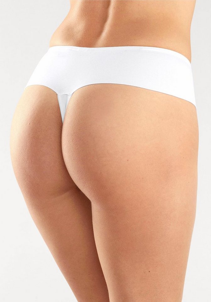 petite fleur by Lascana Formstring (3er-Pack) shape wear, unifarben, Baumwollmischung – Bild 3 von 5