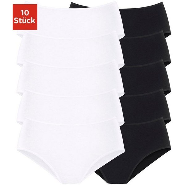 petite fleur by Lascana Hüftslip (10er-Pack) aus elastischer Baumwolle