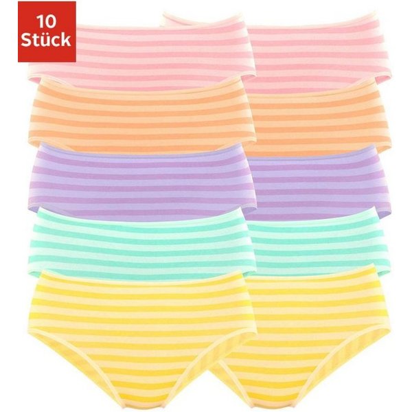 petite fleur by Lascana Jazz-Pants Slips (10er-Pack) aus elastischer Baumwolle