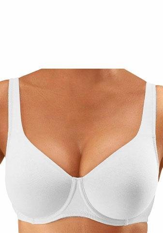 petite fleur by Lascana Minimizer-BH (Packung, 2 Stück) mit Bügel aus Baumwolle – auch ideal für große Größen – Bild 3 von 5