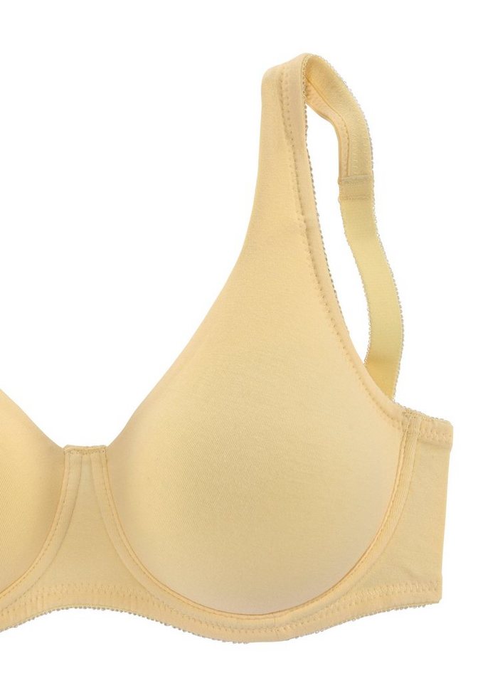 petite fleur by Lascana Minimizer-BH (Packung, 2 Stück) mit Bügel aus Baumwolle – auch ideal für große Größen – Bild 5 von 5