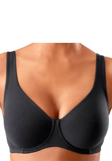 petite fleur by Lascana Minimizer-BH (Packung, 2 Stück) mit Bügel aus Baumwolle – auch ideal für große Größen – Bild 5 von 5