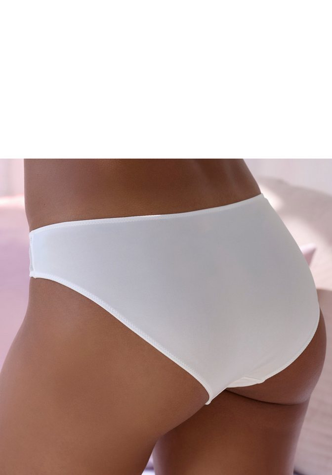 petite fleur by Lascana Slip (Packung, 3 Stück) mit floraler Spitze und weichem Microtouch – Bild 3 von 5