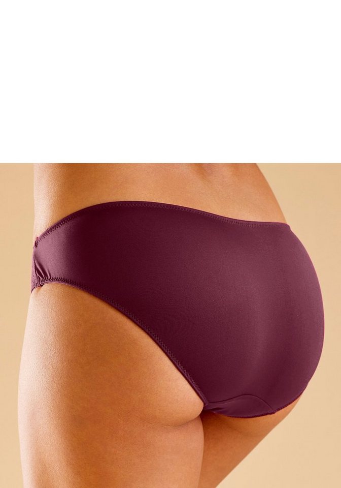 petite fleur by Lascana Slip (Packung, 3 Stück) mit hübschen Spitzeneinsätzen – Bild 3 von 5