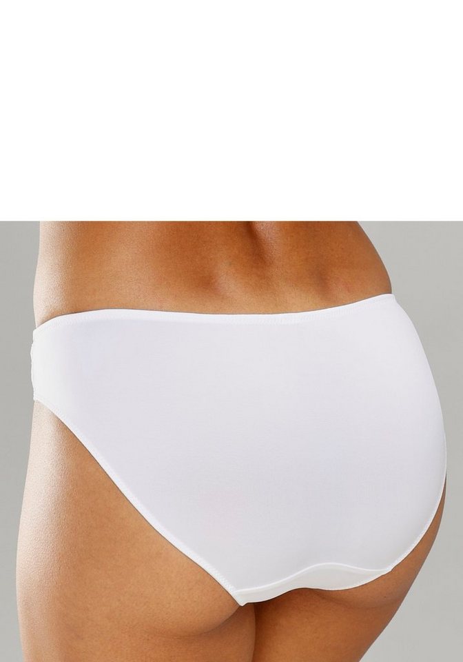 petite fleur by Lascana Slip (Packung, 3 Stück) mit leicht transparenter Jacquardspitze an den Seiten – Bild 3 von 5