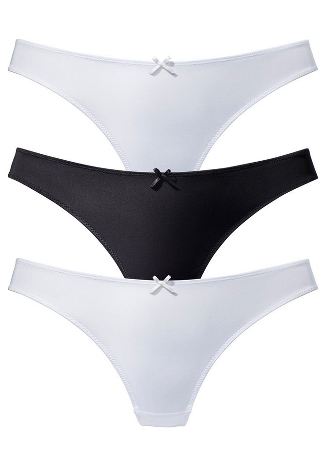 petite fleur by Lascana String (Packung, 3 Stück) mit floraler Spitze – Bild 2 von 5