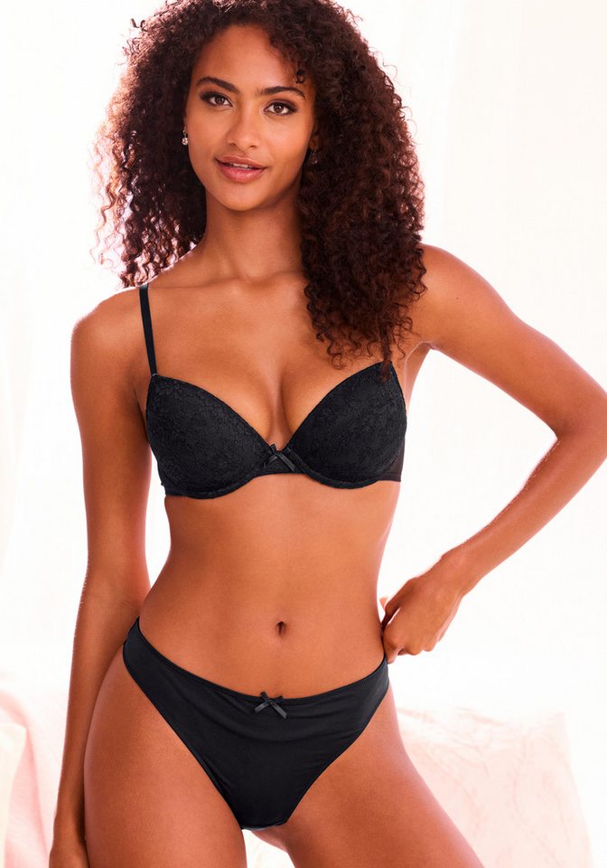 petite fleur by Lascana String (Packung, 3 Stück) mit blumiger Spitze – Bild 5 von 5