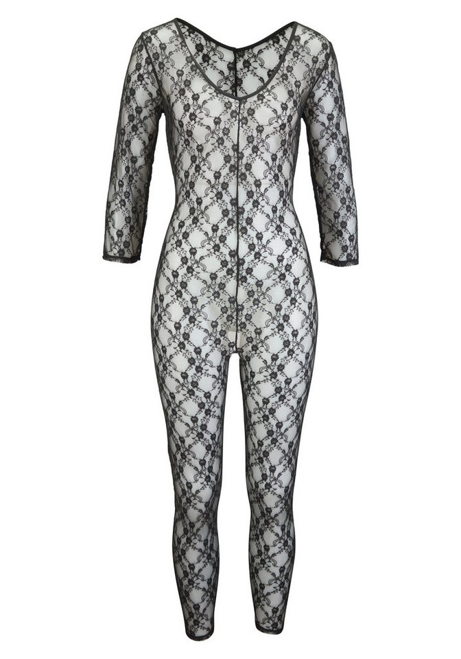 petite fleur gold Body-Ouvert, Catsuit, Bodystocking mit Ouvert-Öffnung, große Größen sexy Unterwäsche, sexy Dessous, Reizwäsche Damen – Bild 5 von 5