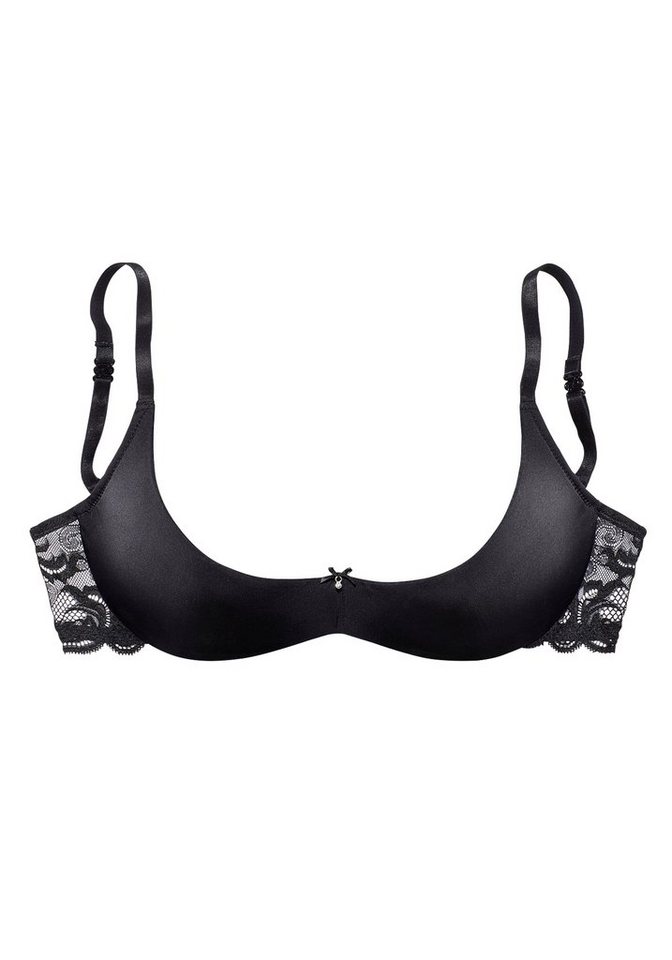 petite fleur gold Büstenhebe, BH-Ouvert, BH brustfrei mit variabler Spitze im Brustbereich, sexy Unterwäsche, sexy Dessous, Reizwäsche Damen – Bild 3 von 5