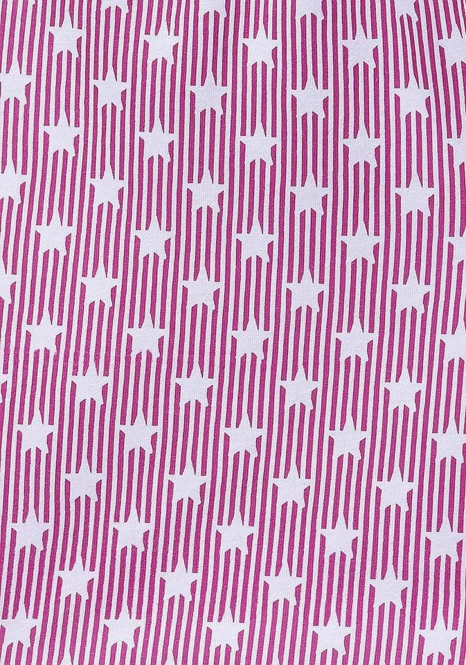 petite fleur Pyjama (4 tlg., 2 Sets) kurzer Schlafanzug mit Sternendruck, aus Baumwolle – Bild 5 von 5