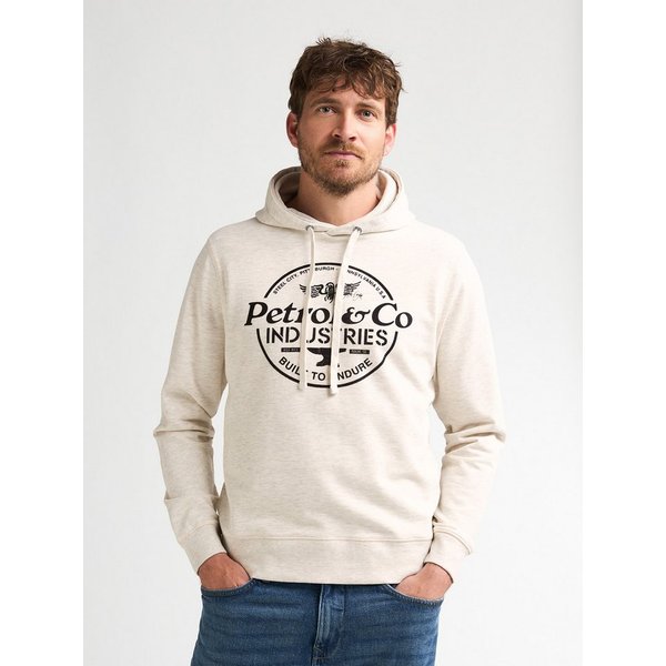 Petrol Industries Kapuzensweatshirt mit angesetzten Bündchen