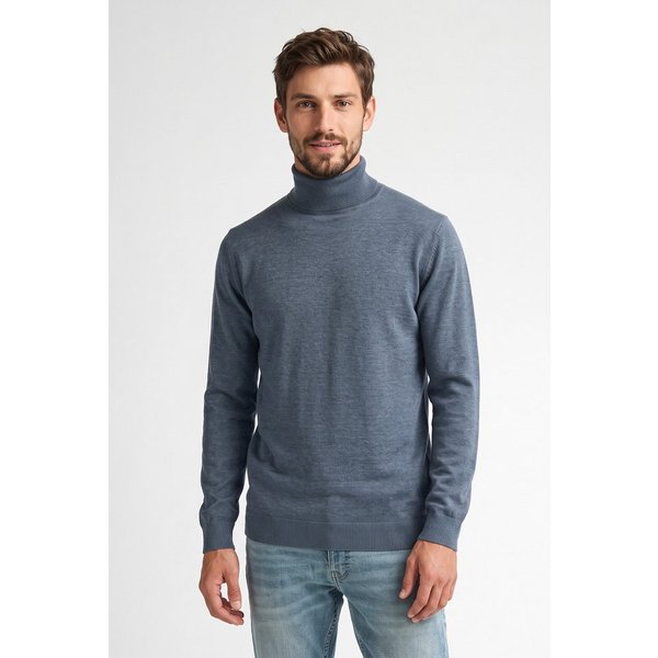 Petrol Industries Rollkragenpullover Men Knitwear Collar Basi Pflegeleichter Materialmix mit Baumwollanteil