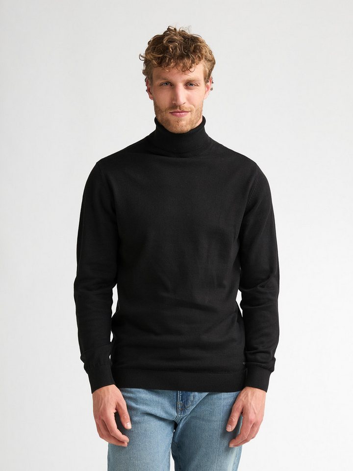 Petrol Industries Rollkragenpullover Men Knitwear Collar Basi Pflegeleichter Materialmix mit Baumwollanteil – Bild 2 von 5