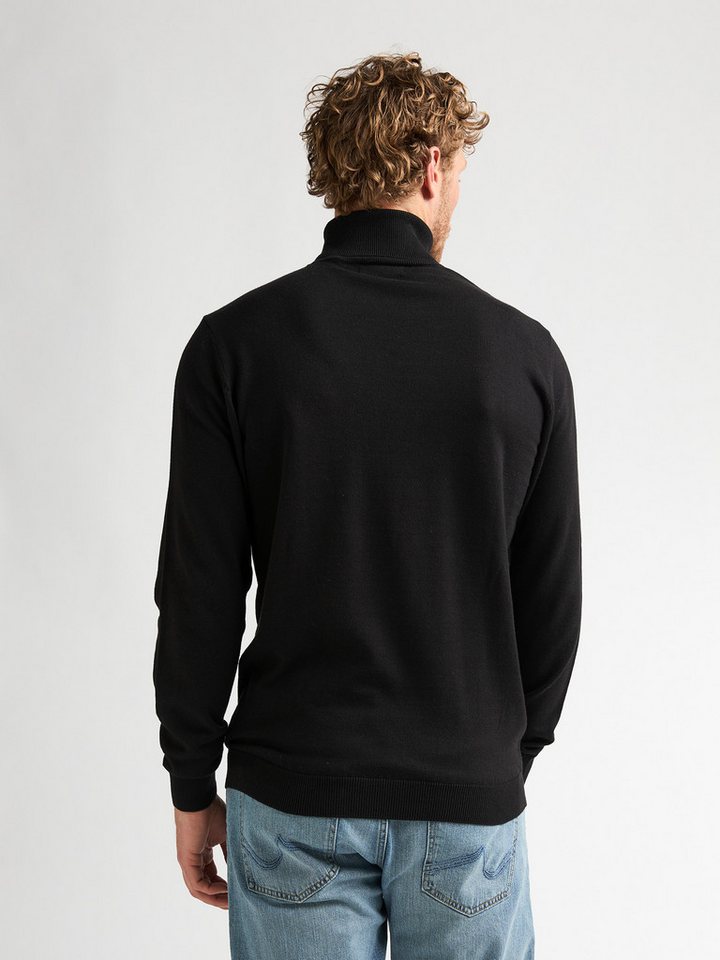 Petrol Industries Rollkragenpullover Men Knitwear Collar Basi Pflegeleichter Materialmix mit Baumwollanteil – Bild 3 von 5