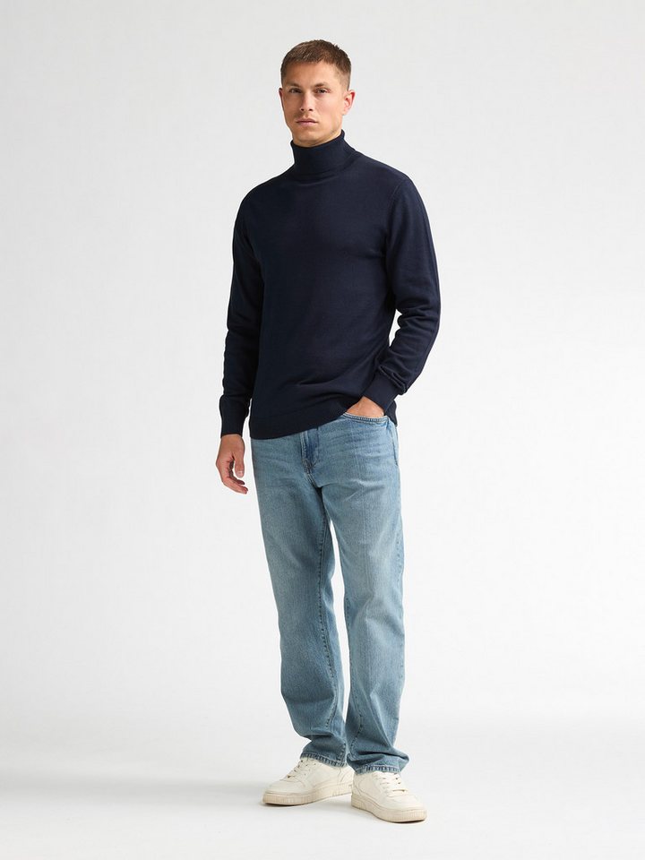 Petrol Industries Rollkragenpullover Men Knitwear Collar Basi Pflegeleichter Materialmix mit Baumwollanteil – Bild 5 von 5
