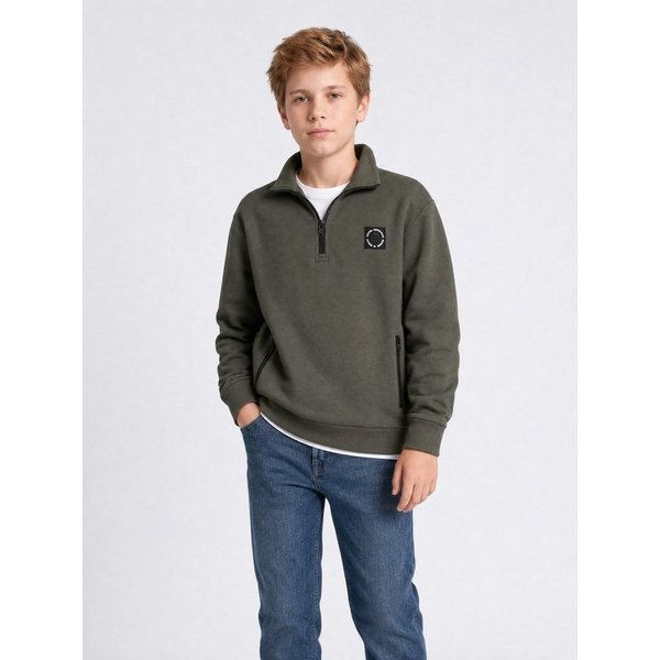 Petrol Industries Sweatshirt Troyer-Sweatshirt Relaxed Fit
