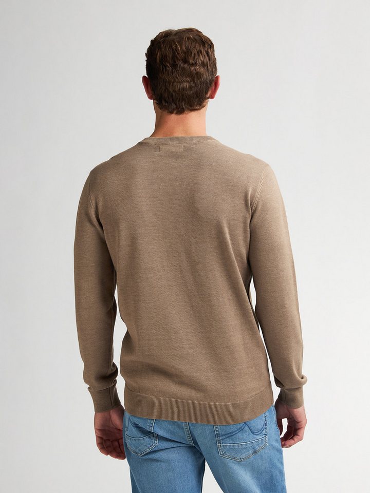 Petrol Industries V-Ausschnitt-Pullover V-Neck Basi Materialmix mit Baumwollanteil – Bild 2 von 5