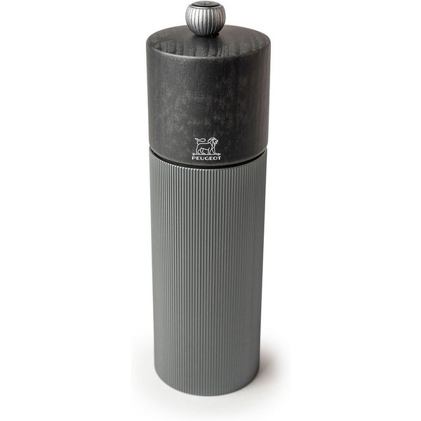 PEUGEOT Pfeffermühle LINE Pfeffermühle, Pfeffer Mühle, Gewürzmühle, Carbon, 18 cm, 39943 Manuell