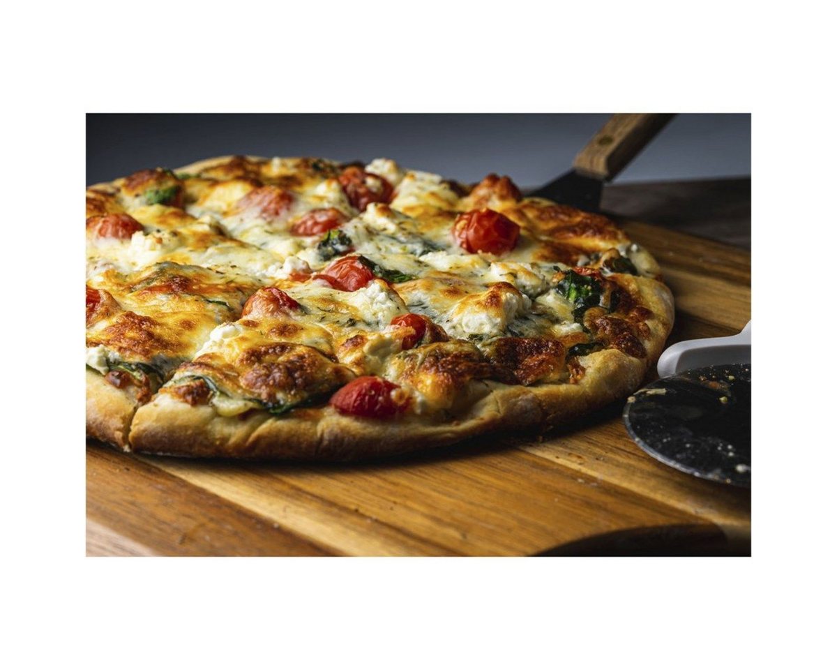 PF Concept Pizzaschieber 26 × 25 cm aus Edelstahl mit Bambusgriff – Bild 4 von 4