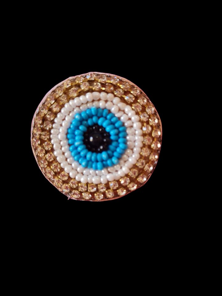 PfauGermany Perlenohrringe NAZAR FUNKY Design – Bild 4 von 5