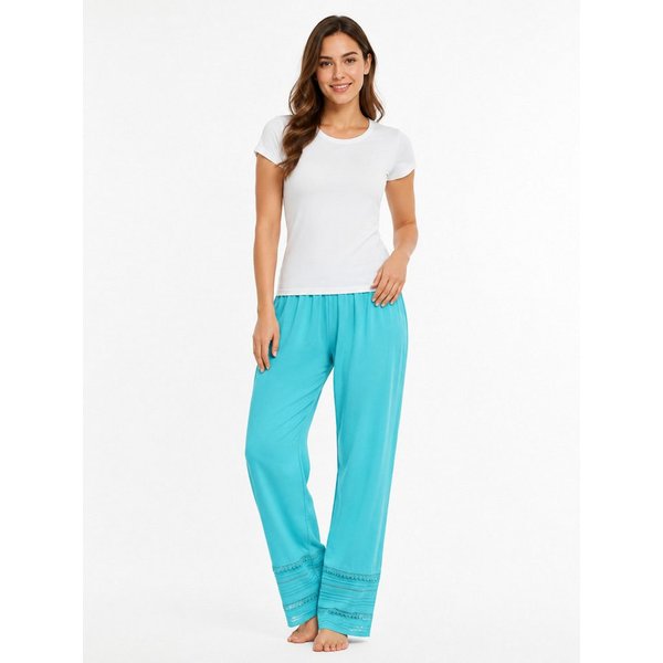 PfauGermany Pyjamahose TÜRKIS LACE